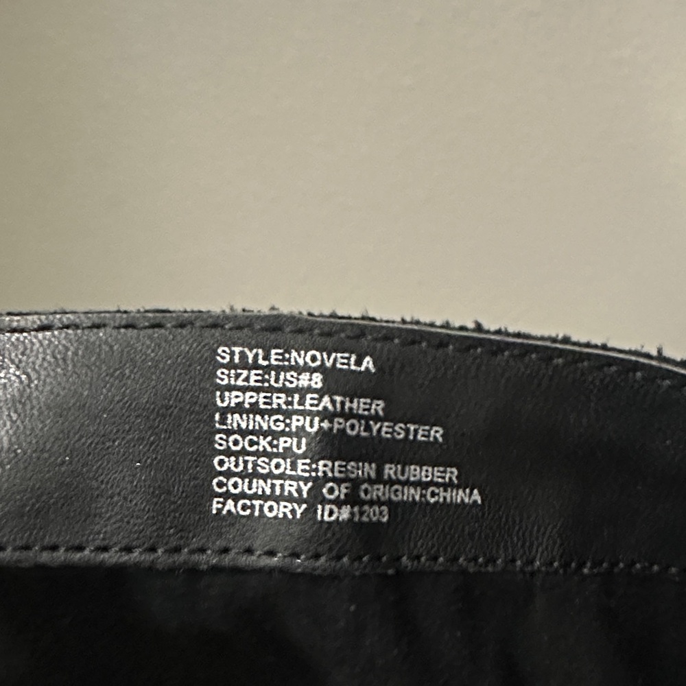 Steve Madden Novela Black Over the Knee Boots - Picture 7 of 7
